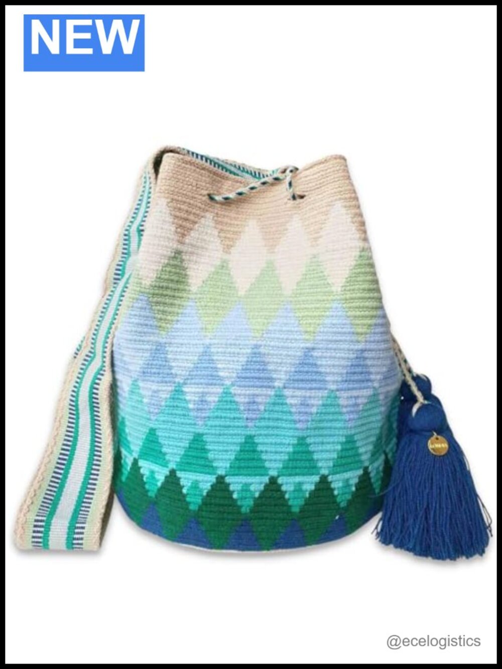 Handmade Wayuu Crossbody Bag Mochila Purse